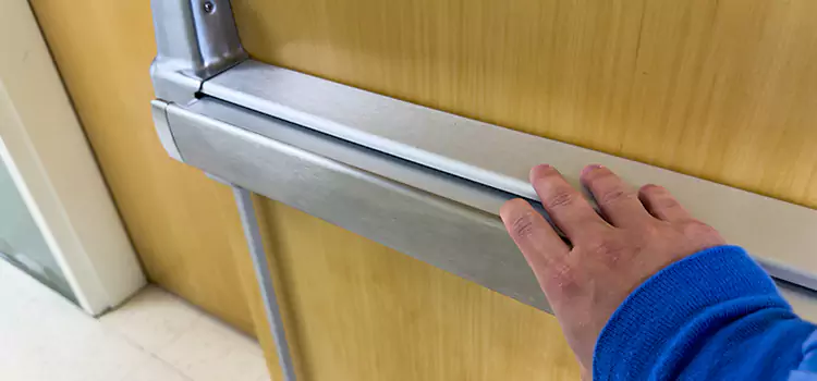 Installing a Push Bar on a Door San Pablo